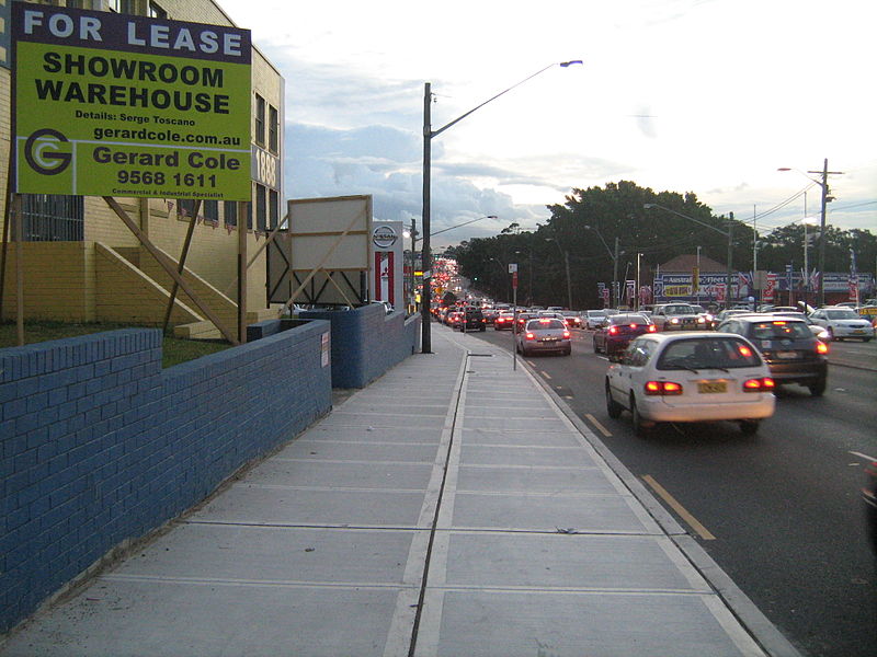 File:Parramatta Road at Burwood.JPG