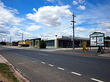 A typical streetscape in Fyshwick