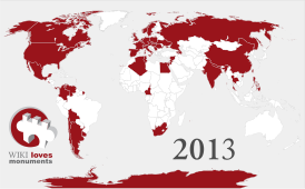 Países participantes WLM 2013.svg