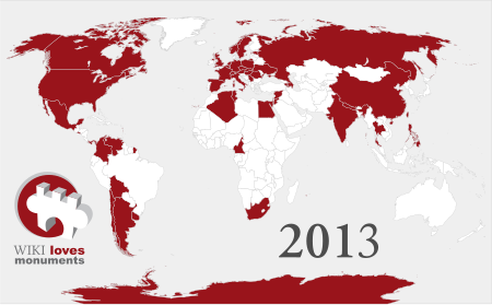 Fail:Participating Countries WLM 2013.svg