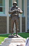 Estatua de Patton en West Point.