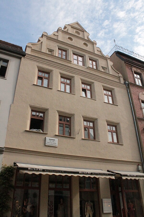 Paul Gerhardt's house, Collegienstraße, Wittenberg