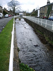 Pendleton Brook passing through Pendleton