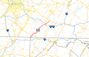 Pennsylvania Route 281 map.svg