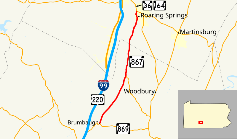 File:Pennsylvania Route 867 map.svg