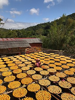 Kesemek kering di Lianyungang Township