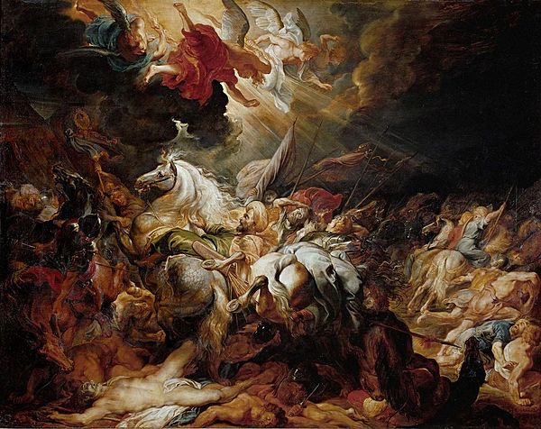 The Defeat of Sennacherib, oil on panel by Peter Paul Rubens, seventeenth century