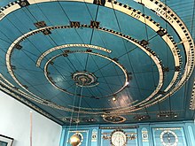 The orrery built by wool carder Eise Eisinga from 1774 to 1781 in his living room, the oldest functioning planetarium in the world Planetarium Eise Eisinga in Franeker.jpg