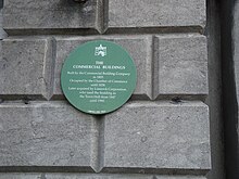 Plaque marking old Limerick Town Hall Plaque marking old Limerick Town Hall.jpg