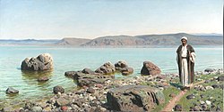 «На Тивериадском озере». (Василий Поленов, 1888 год).