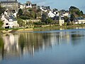 Pont-Croix : le Goyen et le quartier du port (la basse ville).