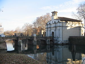 Porta Portello, en la zona universitaria de Padua