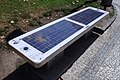 Čeština: Solární lavička v Praze na Náměstí Míru English: A solar bench in Prague, at Náměstí Míru, Prague, CZ