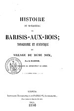 Vignette pour Monastère de Barisis-aux-Bois