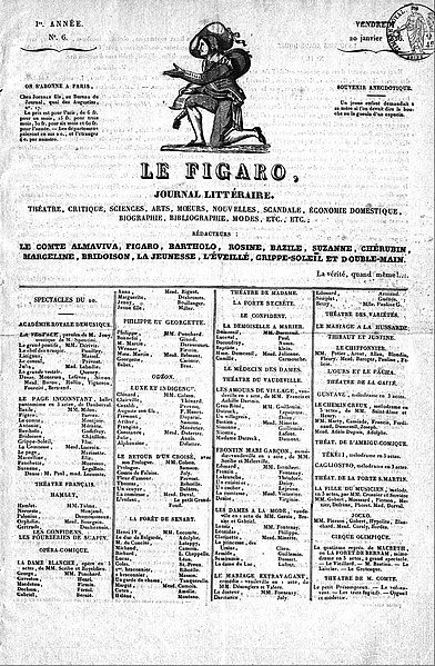 File:Premier numéro du Figaro.jpg