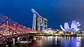 35 Puente Helix, museo ArtScience y hotel Marina Bay Sands, Marina Bay, Singapur, 2023-08-17, DD 67-69 HDR uploaded by Poco a poco, nominated by Poco a poco,  10,  0,  1