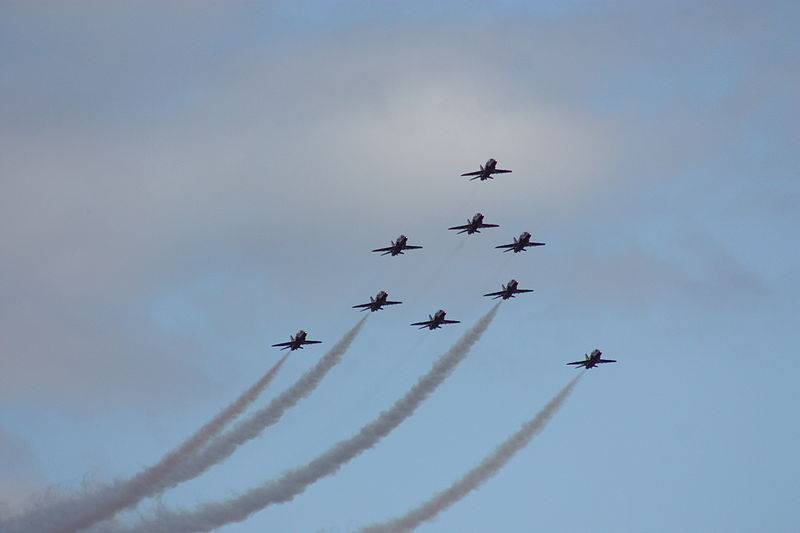 File:Red Arrows, Newcastle, County Down, August 2010 (24).JPG