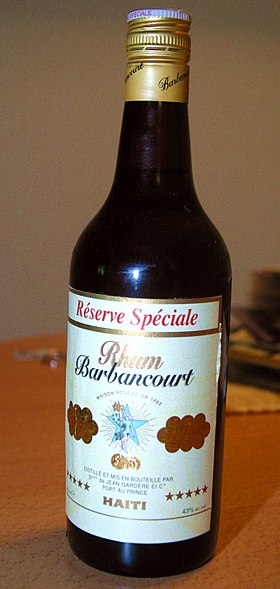 Rum Barbancourt çizimi