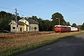 Gamle togvogner ved stasjonen Foto: Karl Ragnar Gjertsen