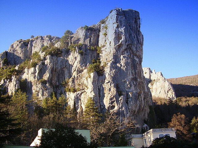 Image: Rock above spa