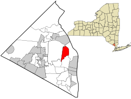 Location in Rockland County and the state of New York