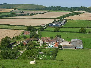 Maiden Bradley village in Wiltshire, England