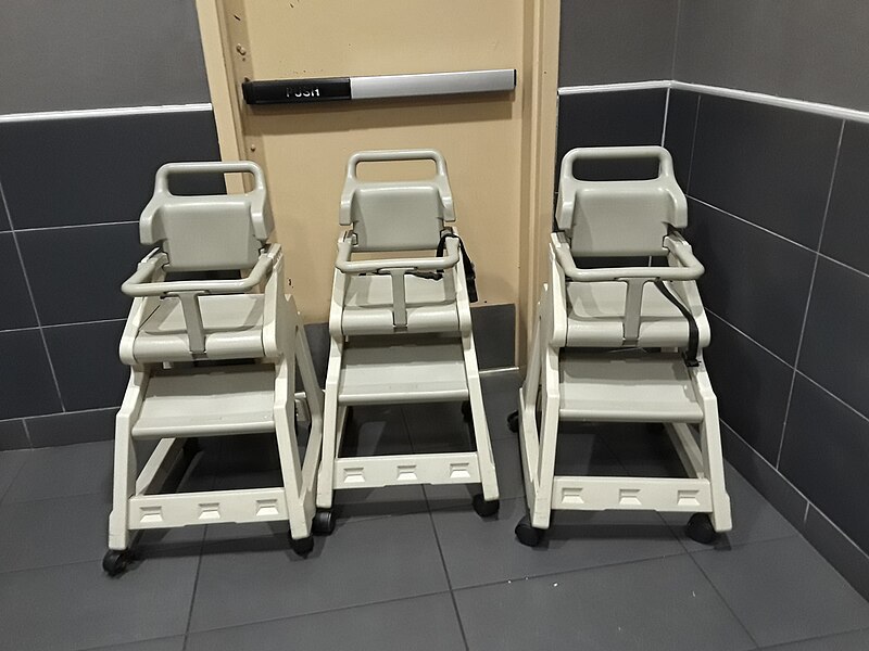 File:Row of three high chairs at McDonalds.jpg