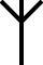 File:Runic letter algiz.svg