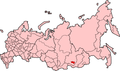 Ust Orda Buryatia on the old map of Russia