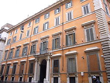 Roma. Palazzo Giustiniani, sede del Grande Oriente d'Italia ai tempi di Ferrari