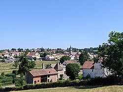 Skyline of Saint-Bonnet-de-Joux