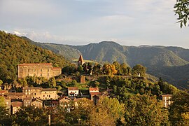 A general view of Saint-Privat-d'Allier