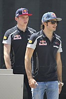 With Sainz (2016 Bahrain)