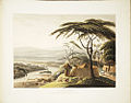 The town of Leetakoo, skildery deur Samuel Daniell, 1801