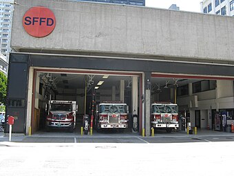 Fire Station 13 in the city's Financial District San Francisco Fire Department - panoramio.jpg