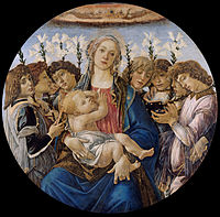 Madonna with Lilies and Eight Angels, c. 1478