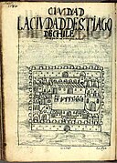 Santiago de Chile in 1615 by Guamán Poma.jpg