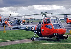 A Brit Királyi Légierő központi repülőiskolájának (Central Flying School) Skeeter AOP.12 helikoptere