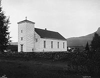Kirkko vuonna 1913.