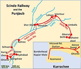 The Scinde, Punjab & Delhi Railway Scinde Railway and the Punjaub.jpg