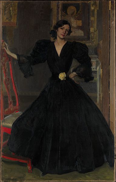 File:Señora de Sorolla (Clotilde García del Castillo, 1865–1929) in Black MET DP168810.jpg