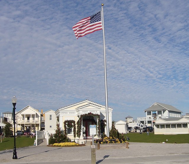 Post office at the center of Seaside