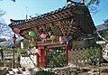 Iljumun is the first gate at the entrance to many Korean Buddhist temples. Called the "One-Pillar Gate", because when viewed from the side the gate appears to be supported by a single pillar. According to the records from the "Message for the framework-raising ceremony of Jogye Gate" the original structure was destroyed by fire and restored in 1540. It was also recorded that the gate was again destroyed during the Byeongja Horan battle and rebuilt in 1719. Seonamsa Iljumun, One Pillar Gate, dates back to the Joseon Dynasty and is Cultural Treasure #96.