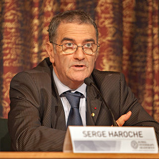 <span class="mw-page-title-main">Serge Haroche</span> French physicist, Nobel laureate