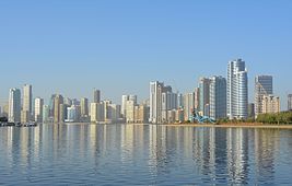 Sharjah city skyline in 2015.jpg