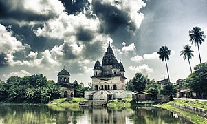 拉杰沙希市的湿婆庙。