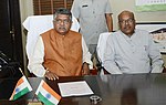 Thumbnail for File:Shri Ravi Shankar Prasad taking charge as the Union Minister for Communications, in New Delhi on June 03, 2019.jpg