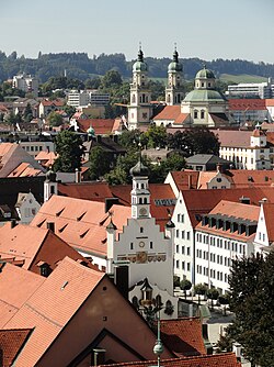 Radnice, klášter a kostel Sv. Vavřince (Lorenz)