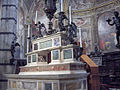 sideview of high altar