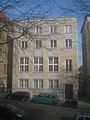 Haus der ehemaligen Volksbibliothek, 1899–1901, Stuttgart, Silberburgstraße 191. Seit 1938 Mörikebücherei, Neubau nach dem Krieg, bis 2011 Sitz des Stadtarchivs Stuttgart.